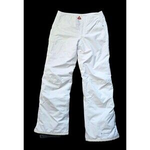 Columbia Bugaboo Women's L White Omni-Tech Waterproof Insulated Snow Ski Pants